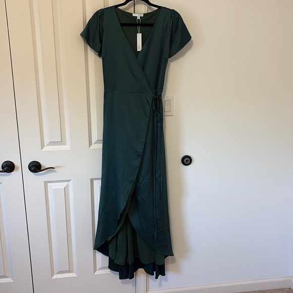 Baltic Born Dresses & Skirts - Baltic Born Emerald Green Wrap Dress